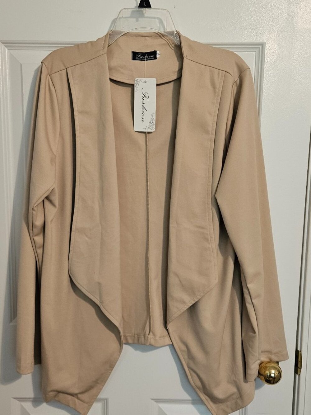 NWT Women's Open Front Waterfall Cardigan Jacket